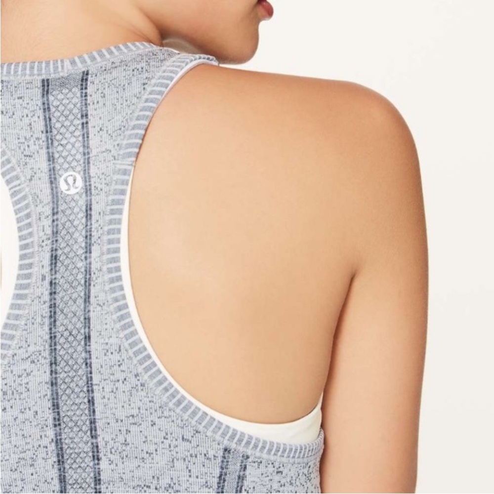 Lululemon Gray Ombre Run Swiftly Tech Tank Top Si… - image 1